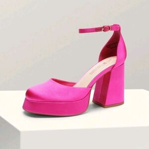 Elegant Pink Platform Heels
